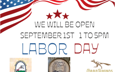 SEP 1 – 1pm-5pm Labor Day Ramona Wine Tasting