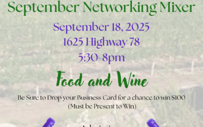 SEP 18 – 5:30-8pm September Networking Mixer